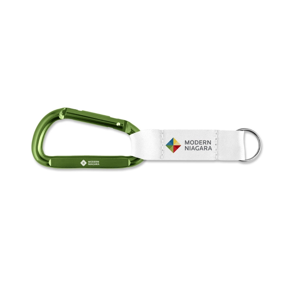 Carabiner with Strap & Keyring