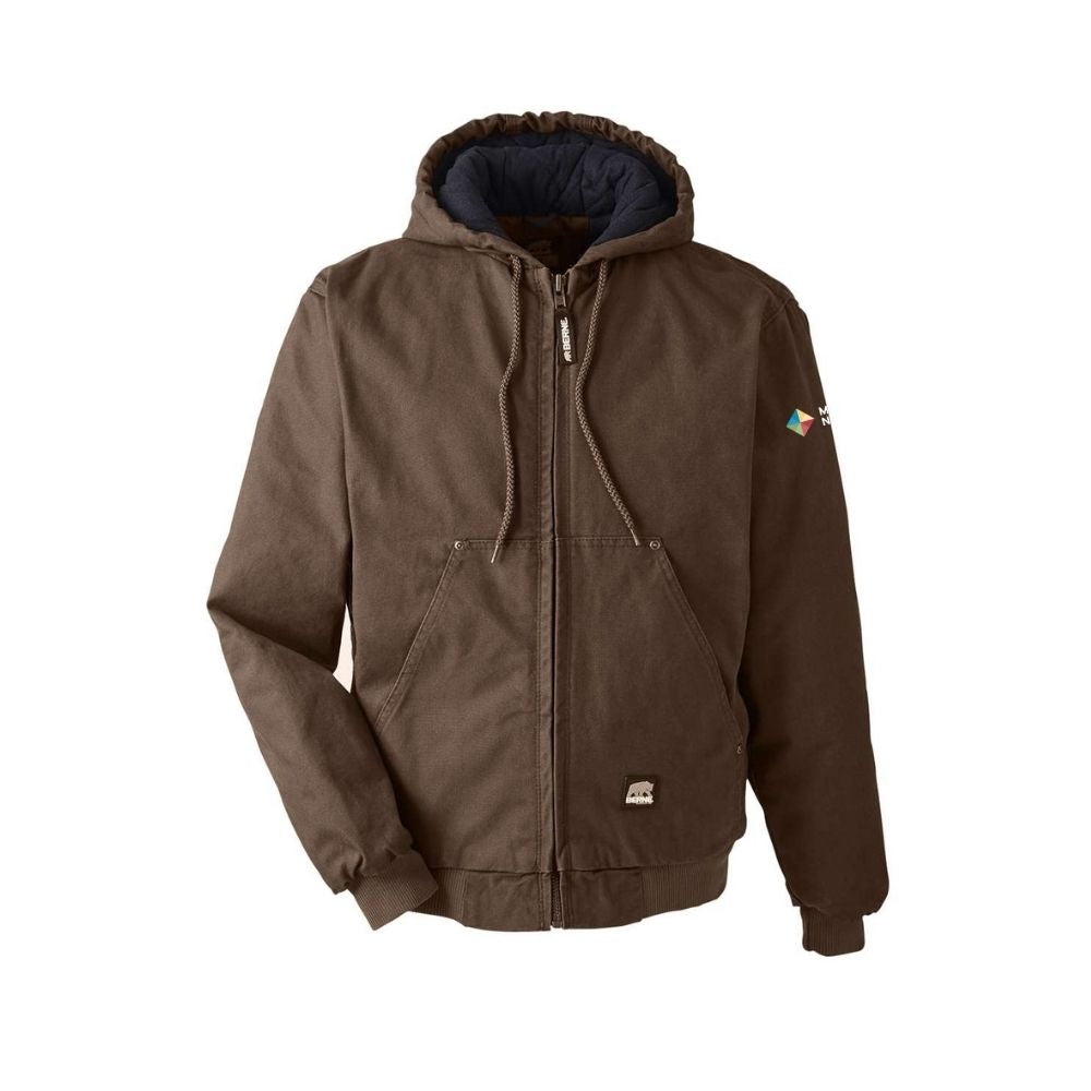 Unisex Heartland Washed Cotton Duck Hooded Jacket