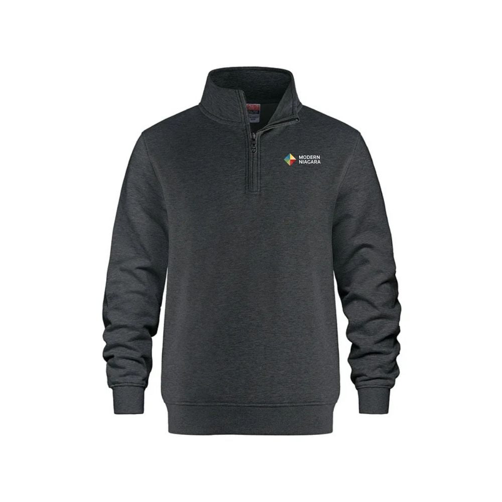 Flux 1/4 Zip Sweatshirt - Charcoal