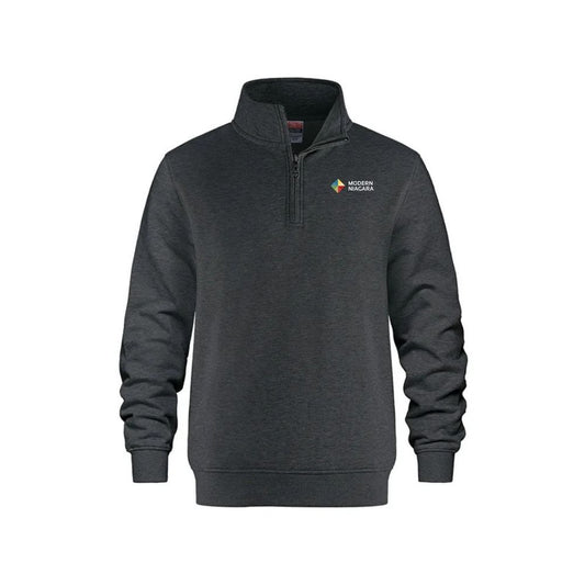 Flux 1/4 Zip Sweatshirt - Charcoal
