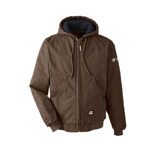 Unisex Heartland Washed Cotton Duck Hooded Jacket